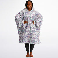 Thumbnail for Christmas Pattern Winter Bear and Winter_Christmas Oversized Reversible Hoodie