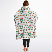 Thumbnail for Christmas Pattern Winter Christmas and Checkered 2 Oversized Reversible Hoodie