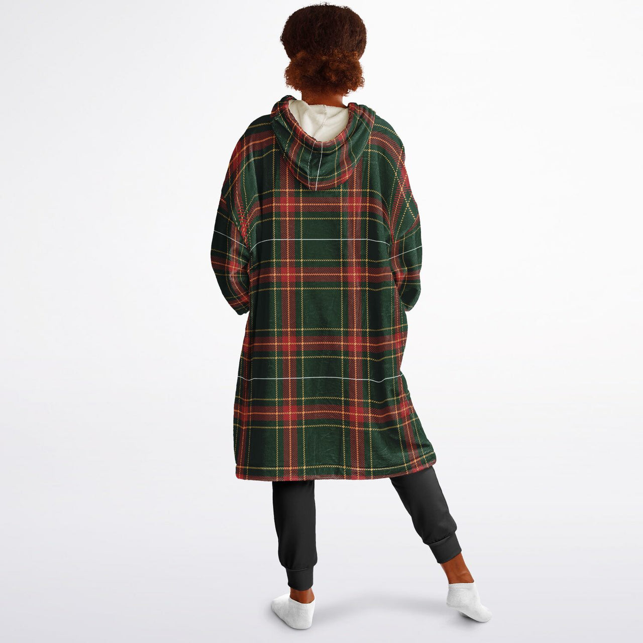 Christmas Pattern Checkered 1 Youth Standard Hoodie