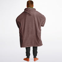 Thumbnail for Earthy Tones Rose Taupe and Olive Drab Youth Reversible Hoodie
