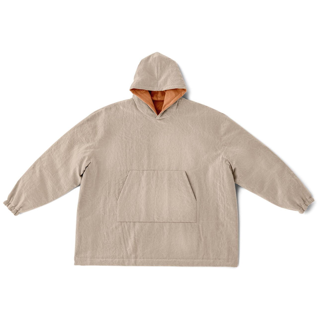 Apricot Crush and Soft Amber New Color 2024 Oversized Reversible Hoodie