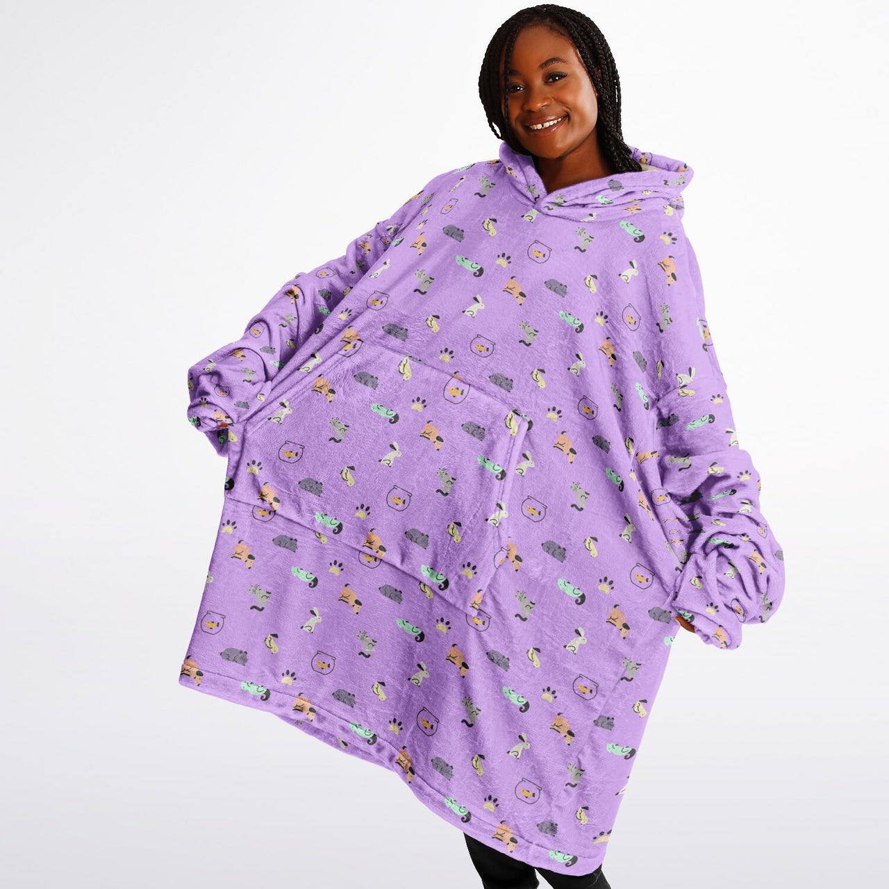 Pattern Animal 2 Adult Standard Hoodie