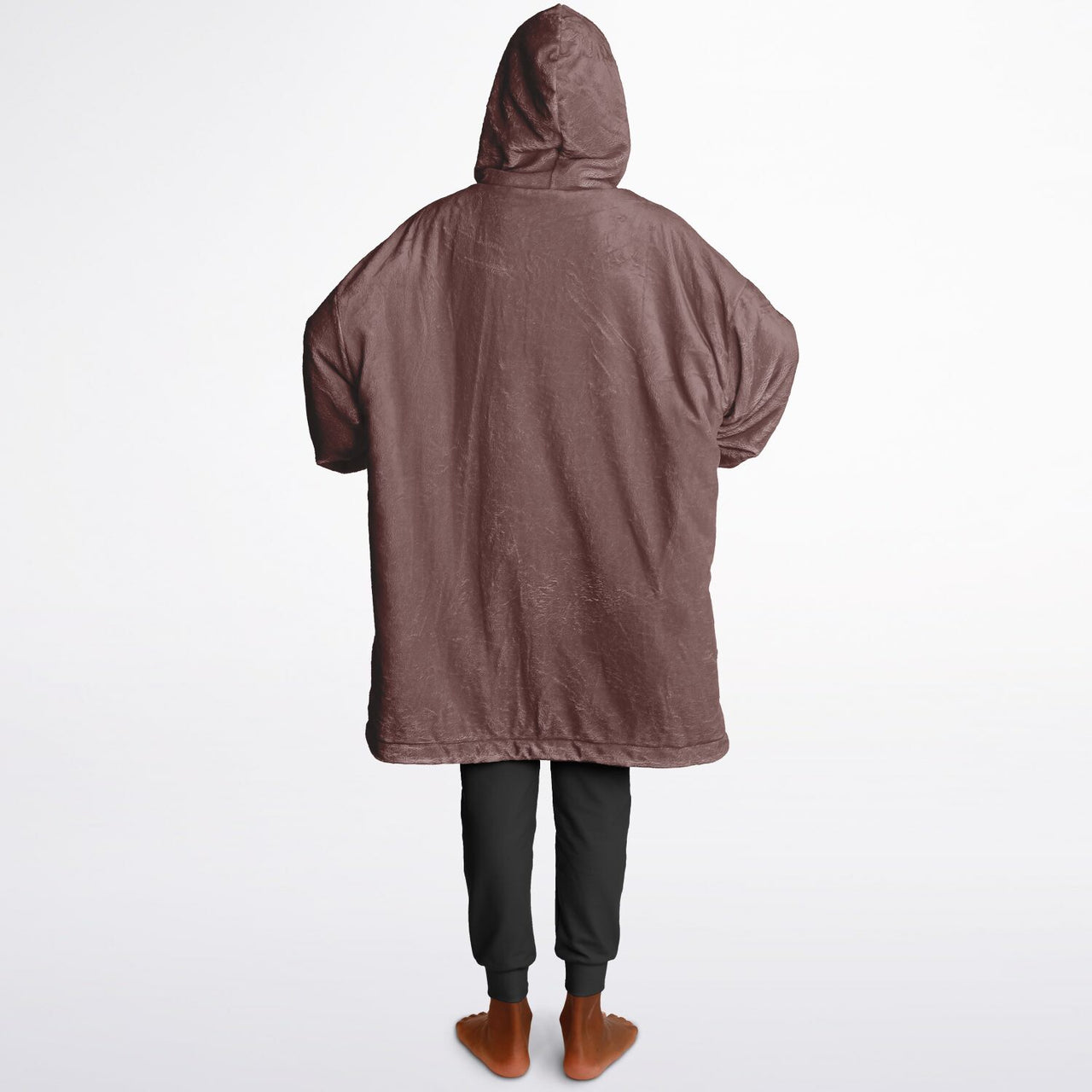 Earthy Tones Olive Green and Rose Taupe Youth Reversible Hoodie