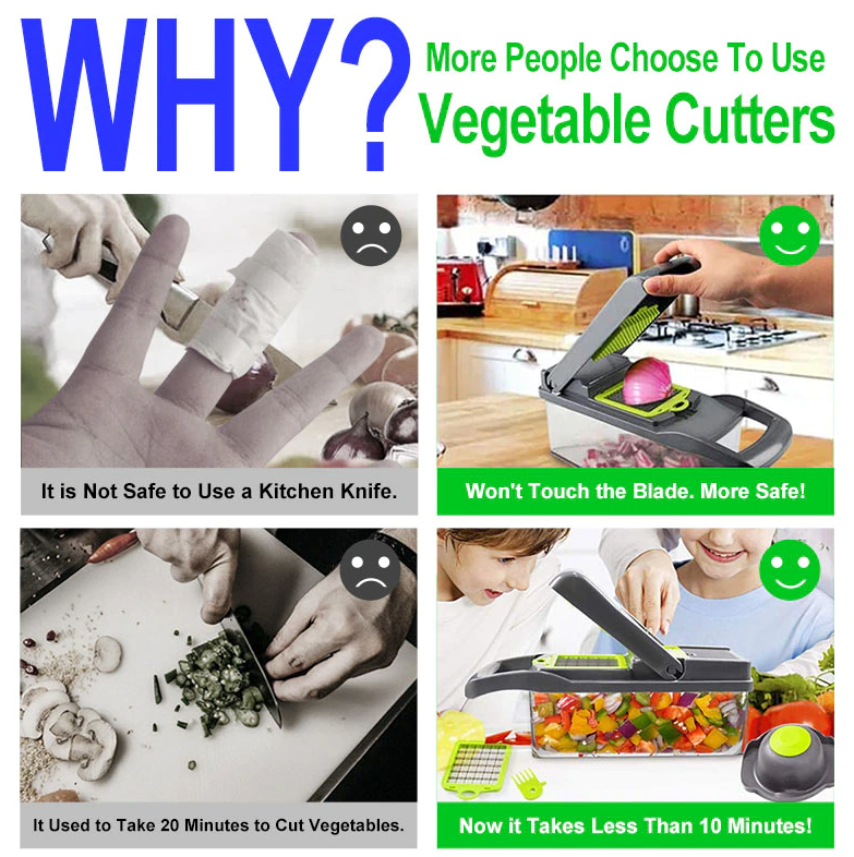 15-in-1 Veggie Dicer and Slicer Kit