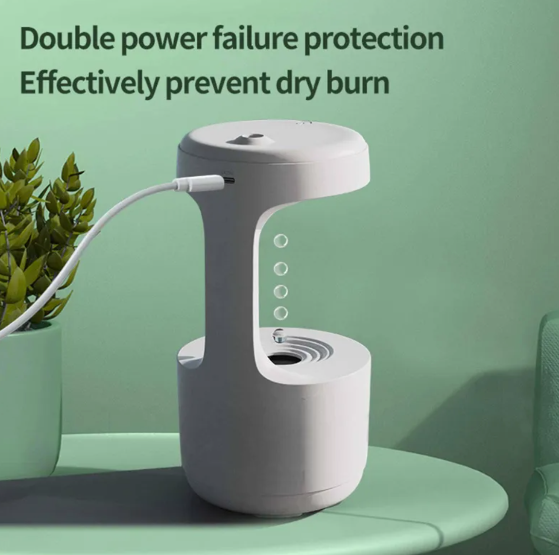 Quiet Bedroom Aroma Clock Humidifier