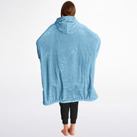 Thumbnail for Pastel Pistachio Green and Sky Blue Oversized Reversible Hoodie