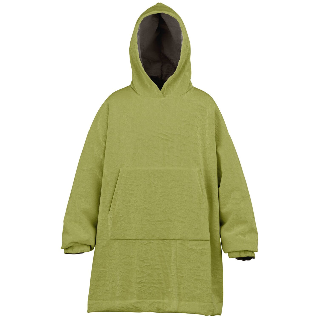 Earthy Tones Olive Green and Sandstone Youth Reversible Hoodie