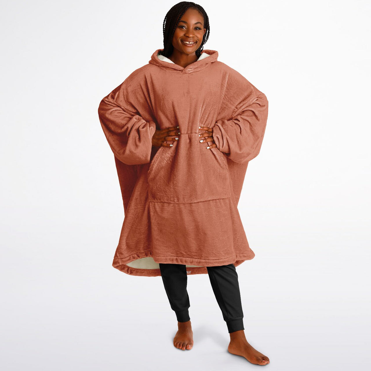 Earthy Tones Roman Peach Adult Standard Hoodie