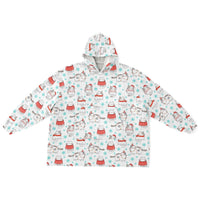 Thumbnail for Christmas Pattern Winter Cat Adult Standard Hoodie