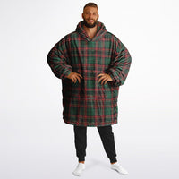 Thumbnail for Christmas Pattern Checkered 2 and Checkered 1 Oversized Reversible Hoodie