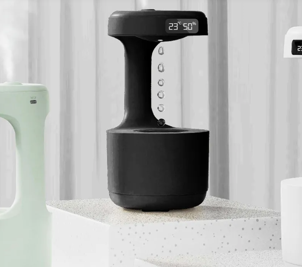 Quiet Bedroom Aroma Clock Humidifier