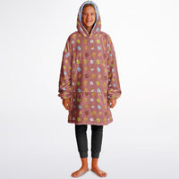 Thumbnail for Smores and Animal 1 Pattern Oversized Youth Reversible Hoodie