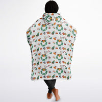 Thumbnail for Christmas Pattern Winter Christmas and Checkered 2 Oversized Reversible Hoodie