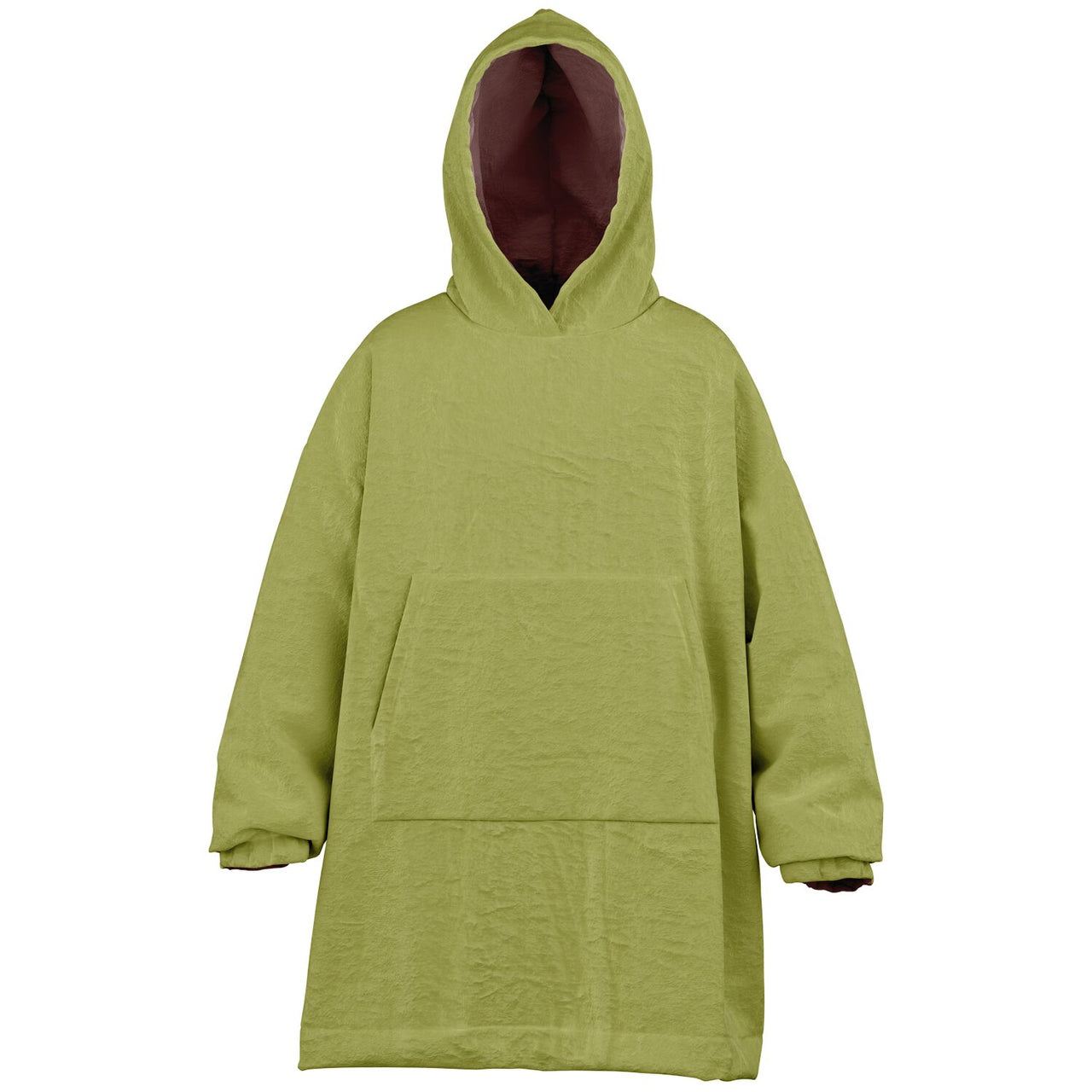 Earthy Tones Olive Green and Rose Taupe Youth Reversible Hoodie