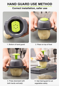Thumbnail for 15-in-1 Veggie Dicer and Slicer Kit