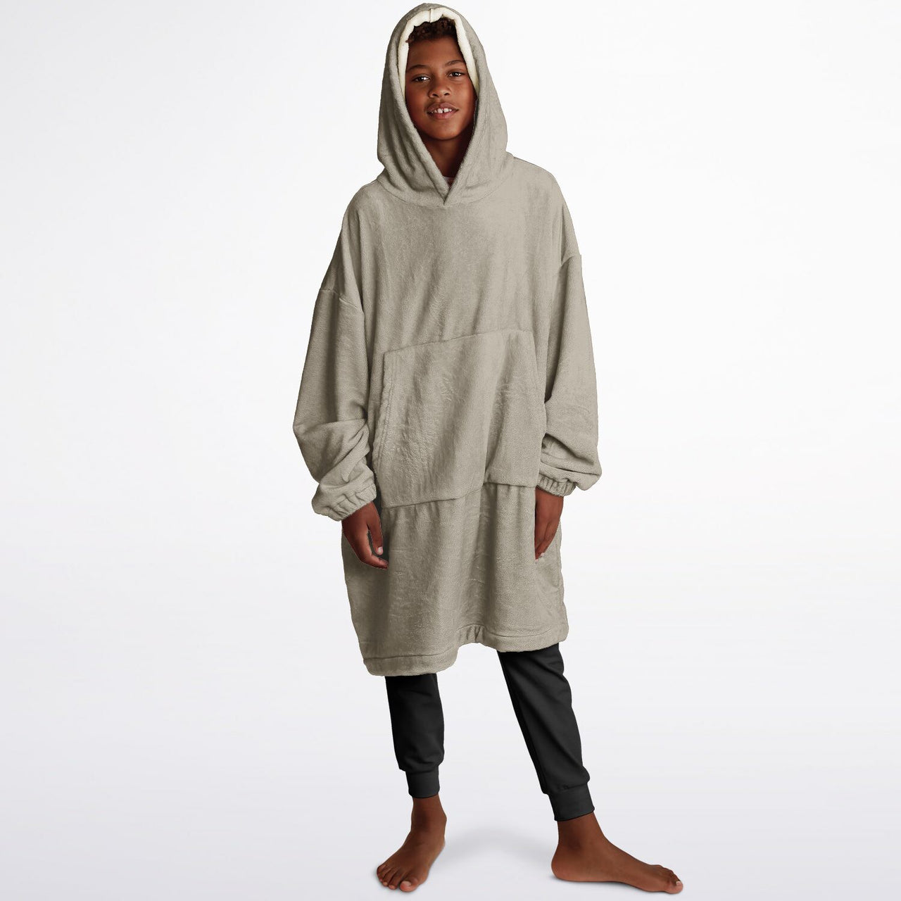 Neutral Cool Beige Youth Standard Hoodie