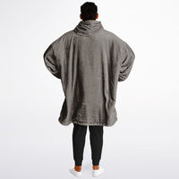 Thumbnail for Earthy Tones Sandstone and Olive Drab Oversized Reversible Hoodie