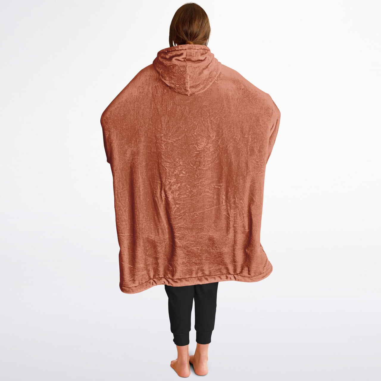 Earthy Tones Roman Peach and Sandstone Oversized Reversible Hoodie