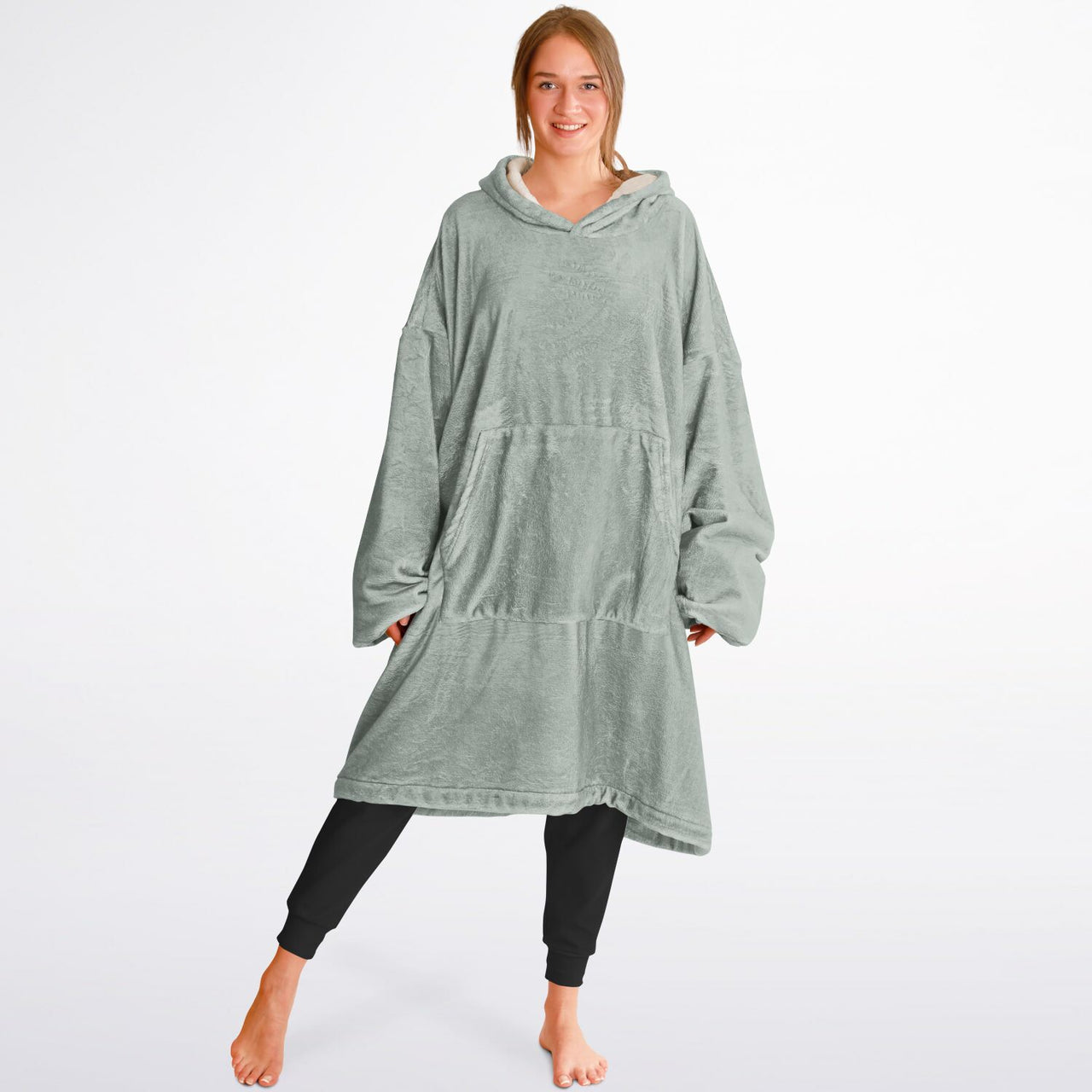 Neutral Ash Gray Adult Standard Hoodie