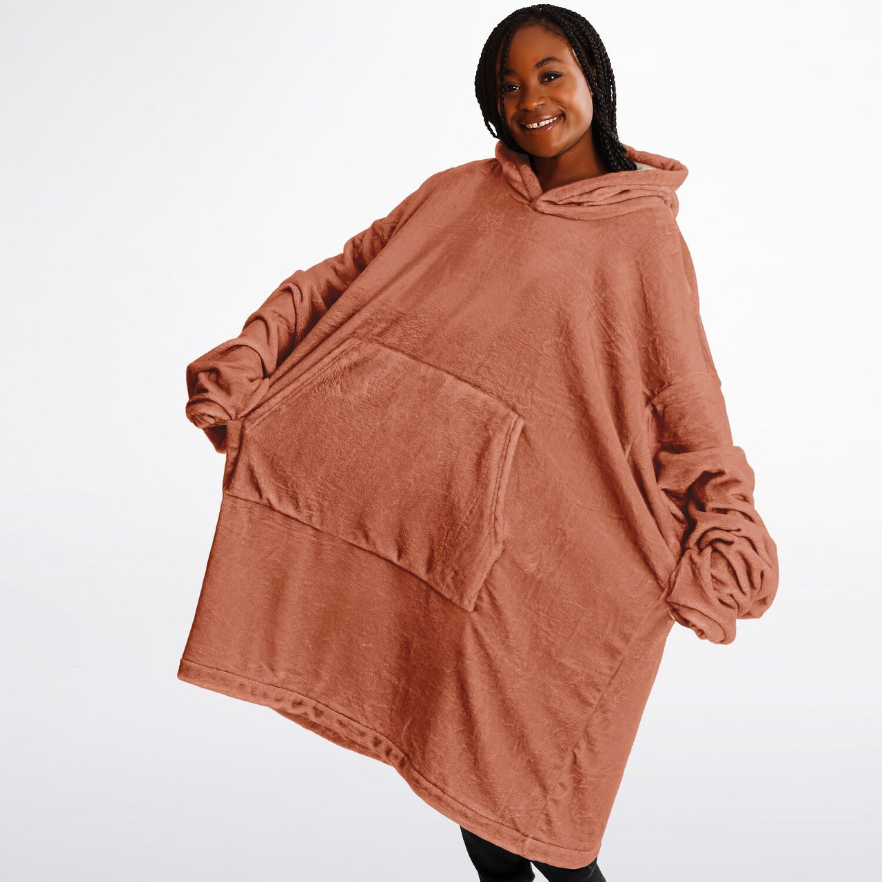 Earthy Tones Roman Peach Adult Standard Hoodie