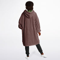 Thumbnail for Earthy Tones Rose Taupe and Olive Drab Youth Reversible Hoodie