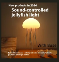 Thumbnail for LED Jellyfish Mood Lamp - Smart Bedside Light