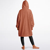 Thumbnail for Earthy Tones Sandstone and Roman Peach Youth Reversible Hoodie