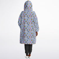 Thumbnail for Animal 1 and Animal 2 Pattern Design Oversized Youth Reversible Hoodie