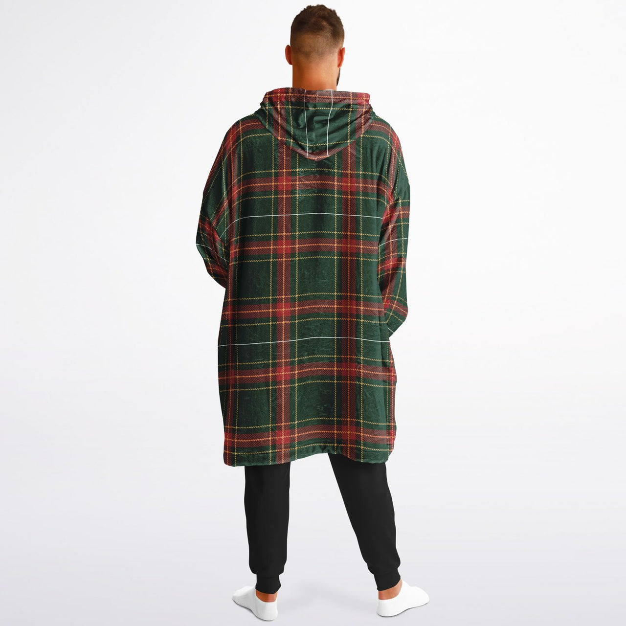 Christmas Pattern Checkered 1 Adult Standard Hoodie