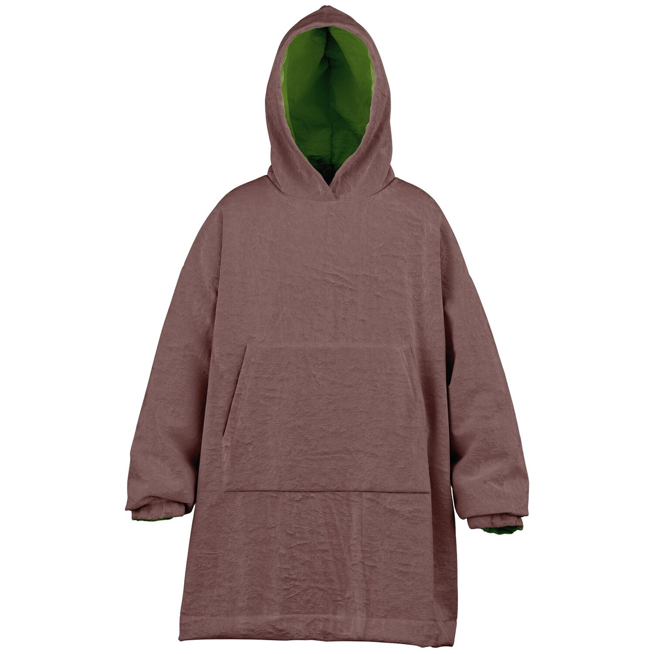 Earthy Tones Rose Taupe and Olive Drab Youth Reversible Hoodie